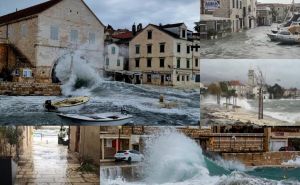 Veliko nevrijeme u Dalmaciji: Pod vodom rive i ulice u Vodicama, Hvaru, Bolu, Kaštelima...