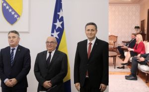 Komšić i Bećirović se u Sarajevu sastali s Peachom: Gdje je danas bila predsjedavajuća Cvijanović?