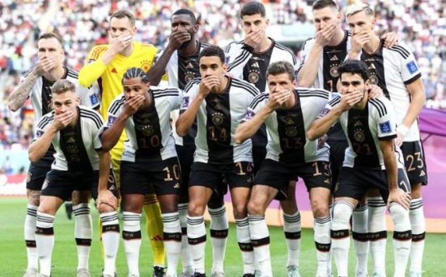 Zašto su igrači Njemačke pokrili usta u Kataru?