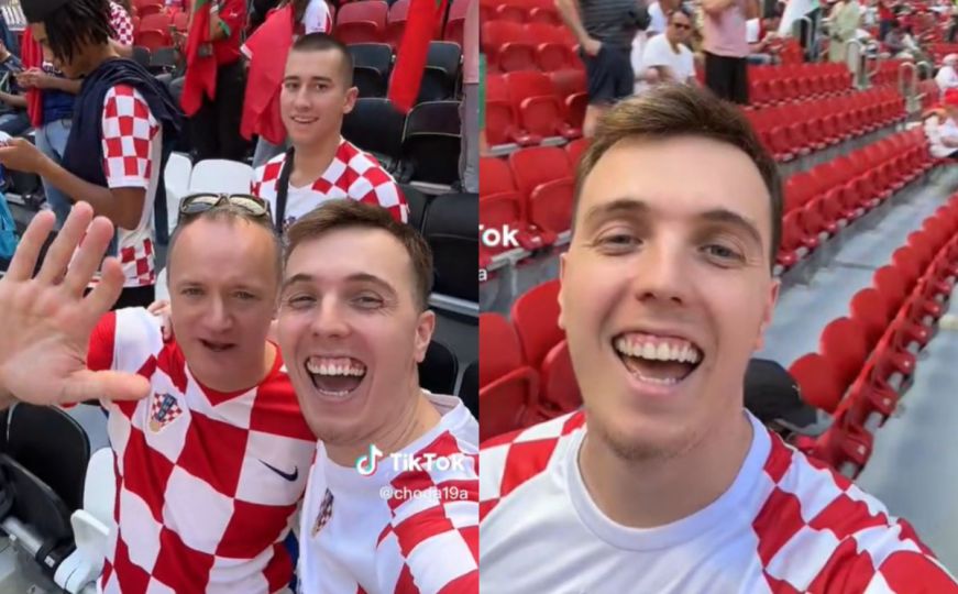 Srbijanac došao na tribinu u kockastom dresu: Pogledajte reakciju hrvatskih navijača