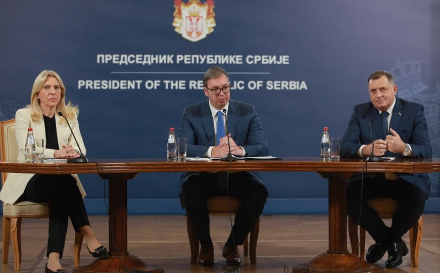 Cvijanović i Dodik otišli kod Vučića: Najavljena zajednička sjednica vlade Srbije i entiteta RS