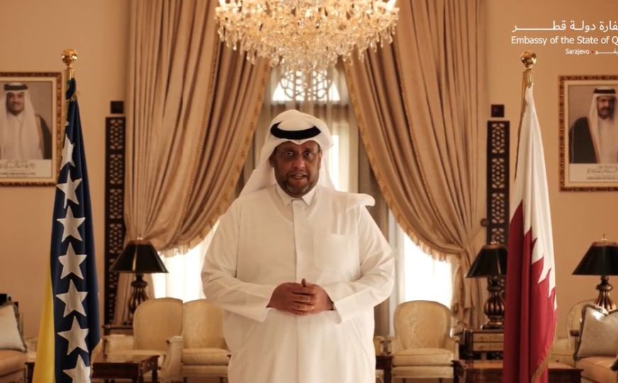 Ambasador Katara Sultan bin Ali Al-Khater na bosanskom jeziku čestitao Dan državnosti BiH