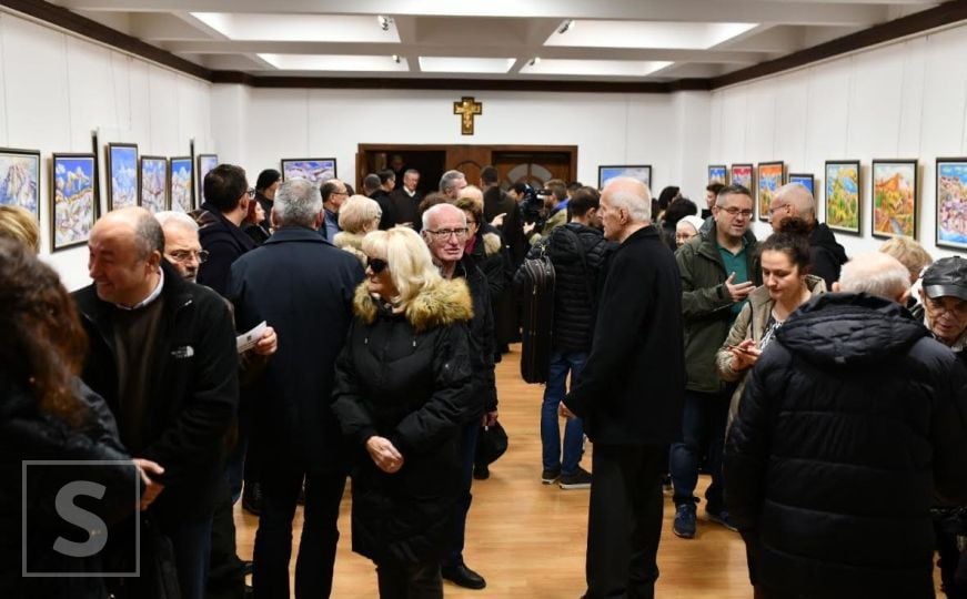 U Maloj galeriji sv. Ante na Bistriku otvorena izložba slika fra Petra Perice Vidića