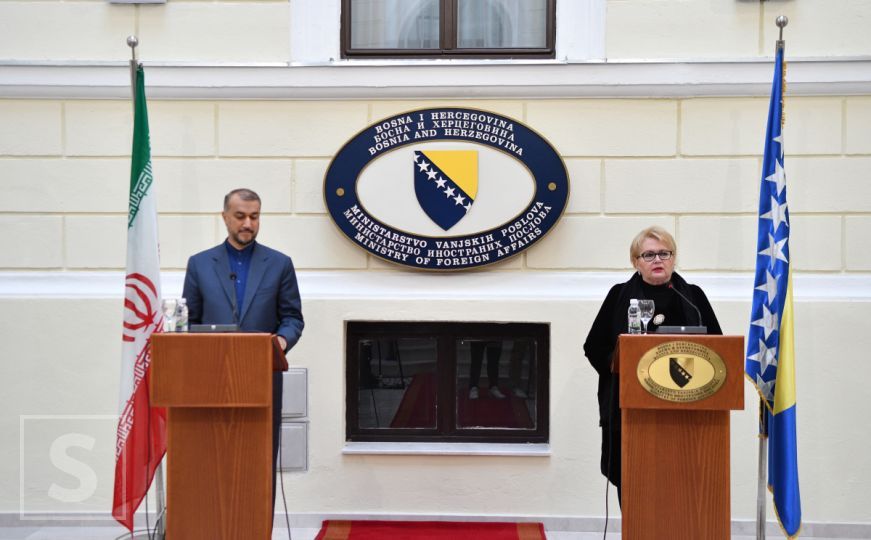 Turković se u Sarajevu sastala sa iranskim ministrom: "U najtežim vremenima bili smo uz BiH"
