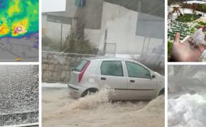 Jako nevrijeme u Hrvatskoj: Split pogodio grad i jaka kiša, Solin pliva, u Kaštelima bujične poplave