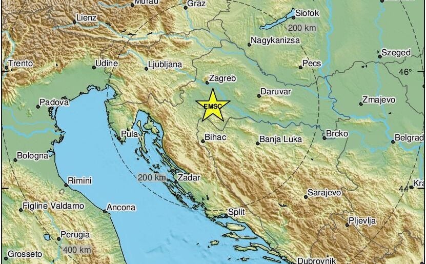 Novi potres pogodio Hrvatsku, osjetio se i u BiH: "Dugo nije bilo ovako"