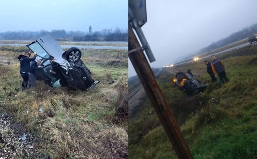 Voz udario automobil u Bašigovcima: Jedna osoba prevezena u bolnicu