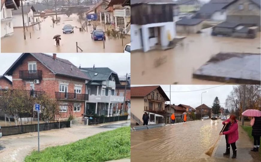 Besana noć pred bh. građanima, poplavljene ceste, voda ušla u objekte: "Sve ekipe su na terenu"