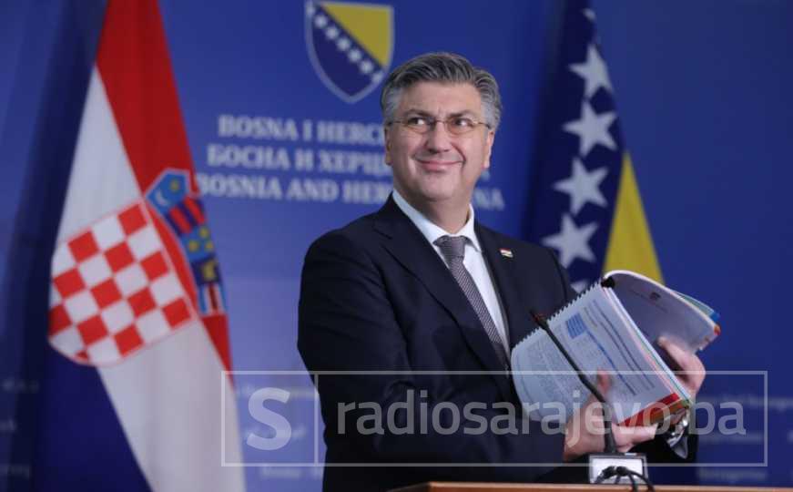 Plenković želi da BiH dobije kandidatski status: "Postoji strateški interes za nas, iz dva razloga"