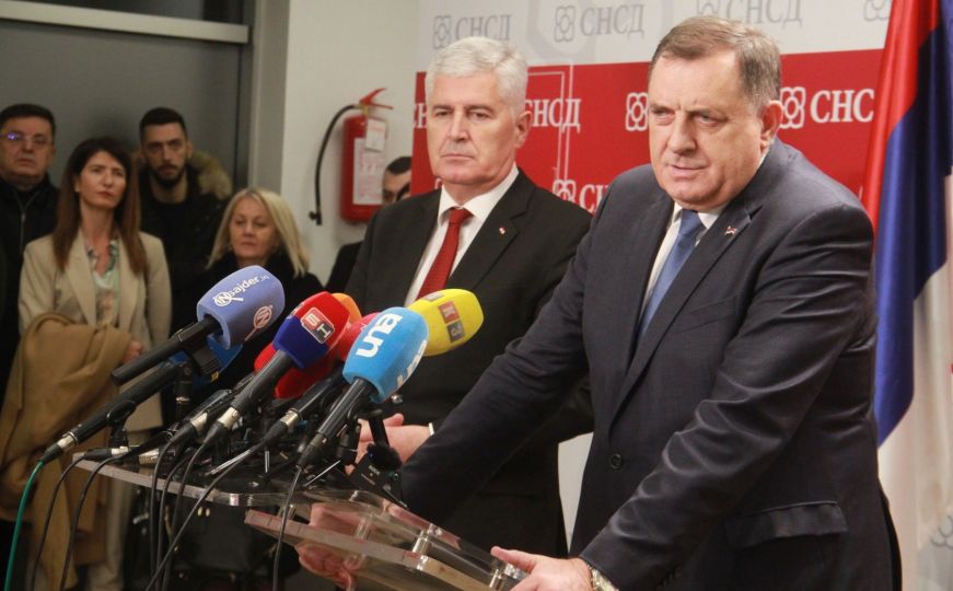 Dodik i Čović iz Banje Luke poručili: U četvrtak sastanak SNSD-a, HDZ-a i "Osmorke"