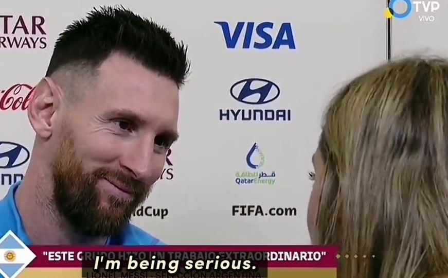 Novinarka mu priznala sve: 'Messi, stani, hoću da ti kažem ovo...'