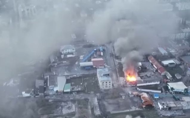 Rat u Ukrajini: Pogledajte snimak iz zraka koji prikazuje razmjere bitke u Bakhmutu