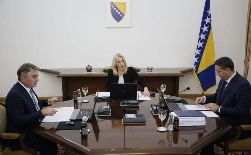 Predsjedništvo BiH: U srijedu o Borjani Krišto, čekamo saziv ostalih članova Vijeća ministara