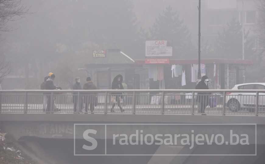 Zagađenost zraka jutros najveća u Zenici, Sarajevu, Kaknju, Srebreniku i Ilijašu