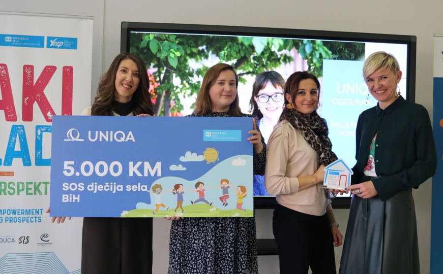 Uniqa donirala 16.000 eura SOS Dječijim selima u SEE regionu