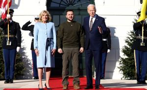 Historijski susret: Joe Biden dočekao Zelenskog ispred Bijele kuće
