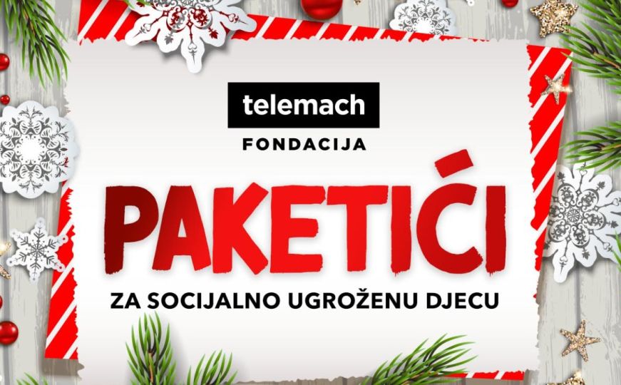 Telemach fondacija u akciji: Paketići za socijalno ugroženu djecu