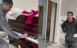 Majstori iz BiH našli klavir u stanu koji su renovirali u Sloveniji pa zasvirali - Šabana Šaulića