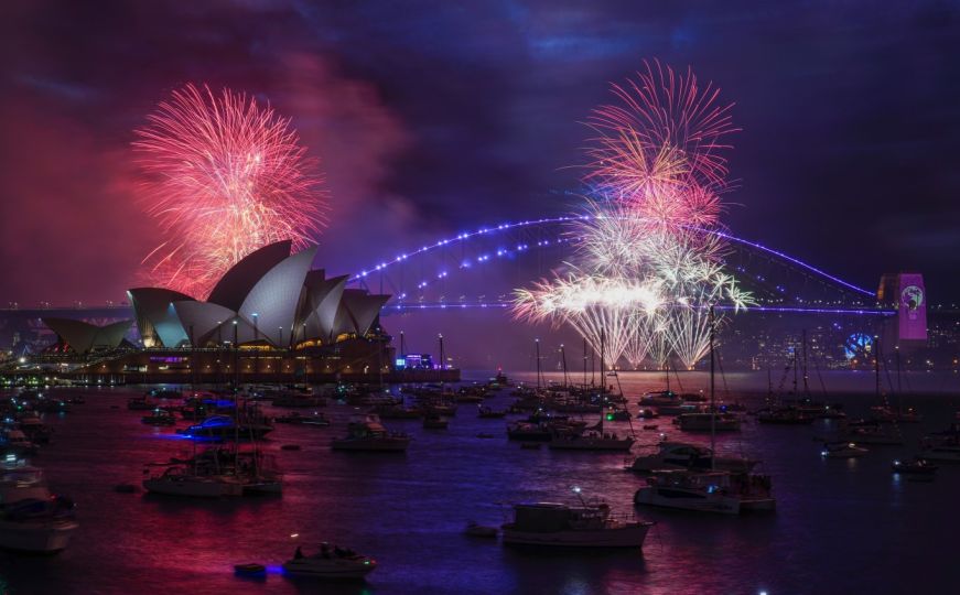 Predivni prizori iz Australije: Spektakularan vatromet iznad Sidnejske opere