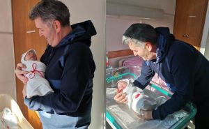 Divna priča: Prof. dr Ismet Gavrankapetanović posjetio novorođenčad u Općoj bolnici