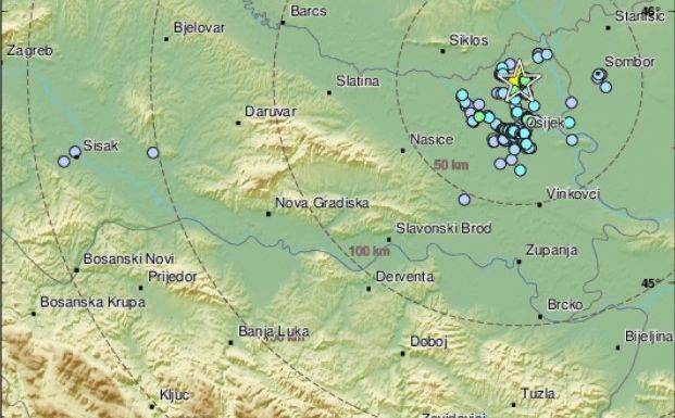 Zemljotres u Hrvatskoj: 'Krevet se tresao, nestalo je struje'