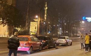 Policija na mjestu nesreće: Lančani sudar u centru Sarajeva