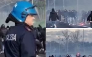 Haos na autoputu u Italiji: Sukobili se huligani Rome i Napolija, vlasti zatvorile glavni put