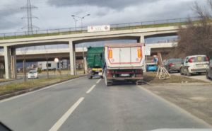 Velike gužve u saobraćaju na Stupu: Sudar dva kamiona