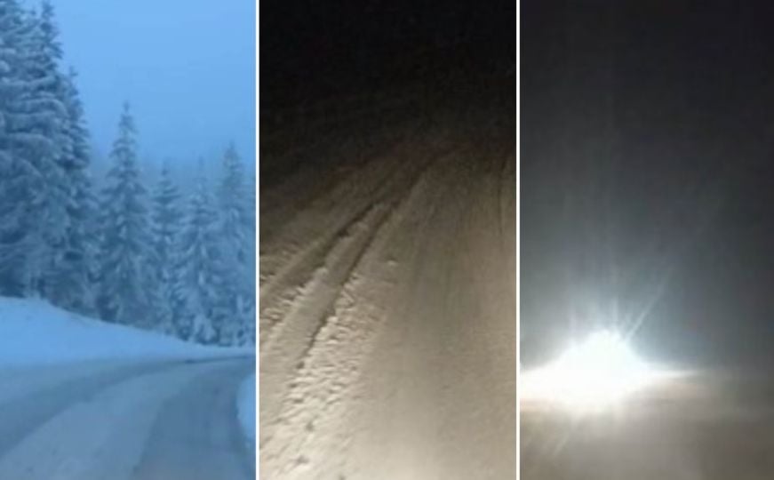 Vozači, oprez: Prve snježne pahulje napravile probleme na bh. putevima