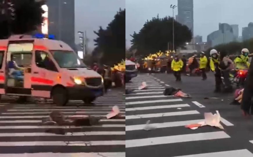 Dramatični snimci iz Kine: Na pješačkom prijelazu automobilom pregazio desetine ljudi, petero mrtvih