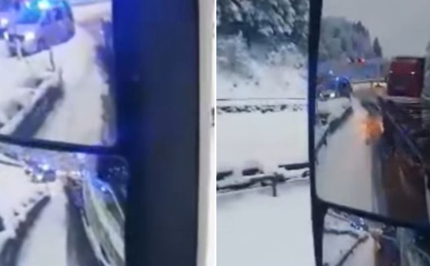 Javio se Zahid, vozač koji je zapeo u snijegu u Austriji: 'Hvala Draganu na pomoći, bitno je da...'