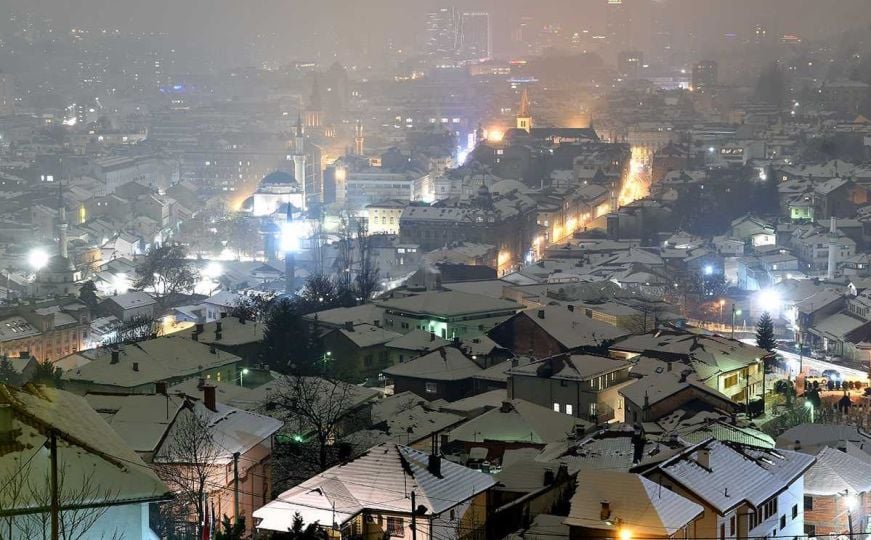 Zimske razglednice Sarajeva: Januarske noći u glavnom gradu