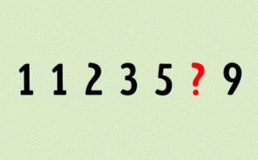 Možete li za 30 sekundi riješiti ovu mozgalicu: Koji broj se krije iza upitnika?