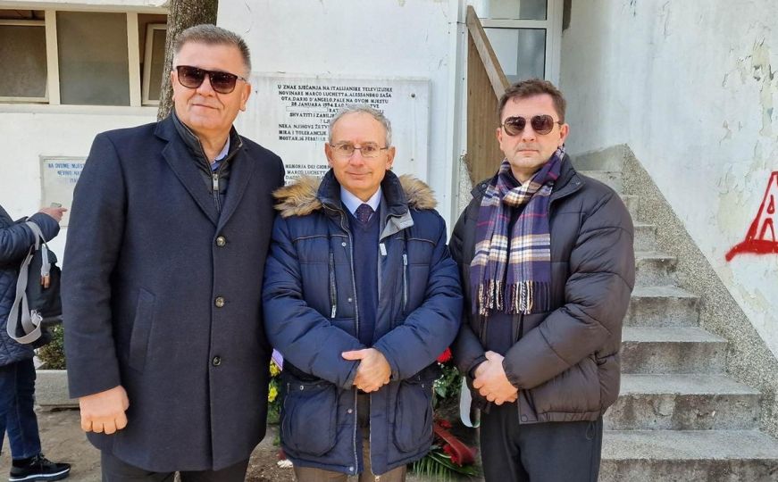 Mostar: Odana počast talijanskim novinarima koji su stradali u ratu u BiH