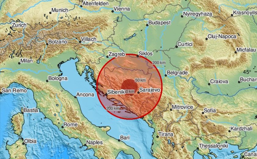 Još jedan zemljotres u BiH: "Tutnjava. Dobro je zatreslo, sigurno 4-5 sekundi"