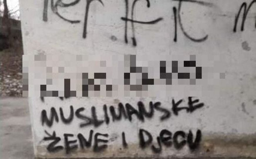 Uvredljivi grafiti osvanuli u Čapljini: Poruke mržnje upućene muslimanima