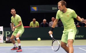 Davis Cup: Mirza Bašić i Tomislav Brkić ostvarili pobjedu za BiH protiv Švedske