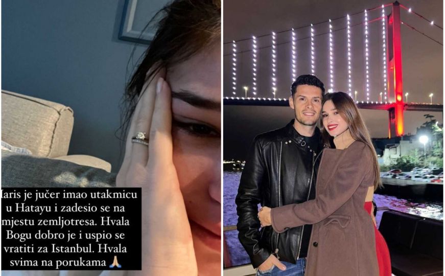 Supruga bh. fudbalera u suzama: 'Jučer je imao utakmicu u Hatayu i zadesio se na mjestu zemljotresa'