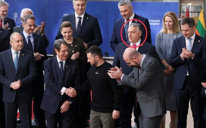 Evropski lideri aplaudirali Zelenskom. Pogledajte reakciju Viktora Orbana