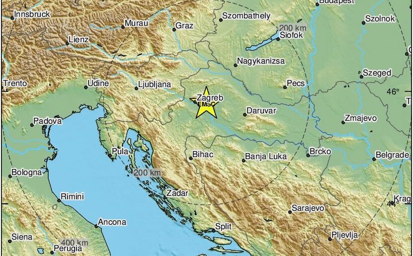 Jači zemljotres u Hrvatskoj, osjetio se i u BiH: "Zvuk strašniji od potresa"