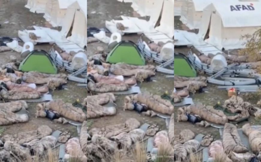 Turski vojnici proveli noć u vrećama za spavanje kako ne bi zauzimali šatore