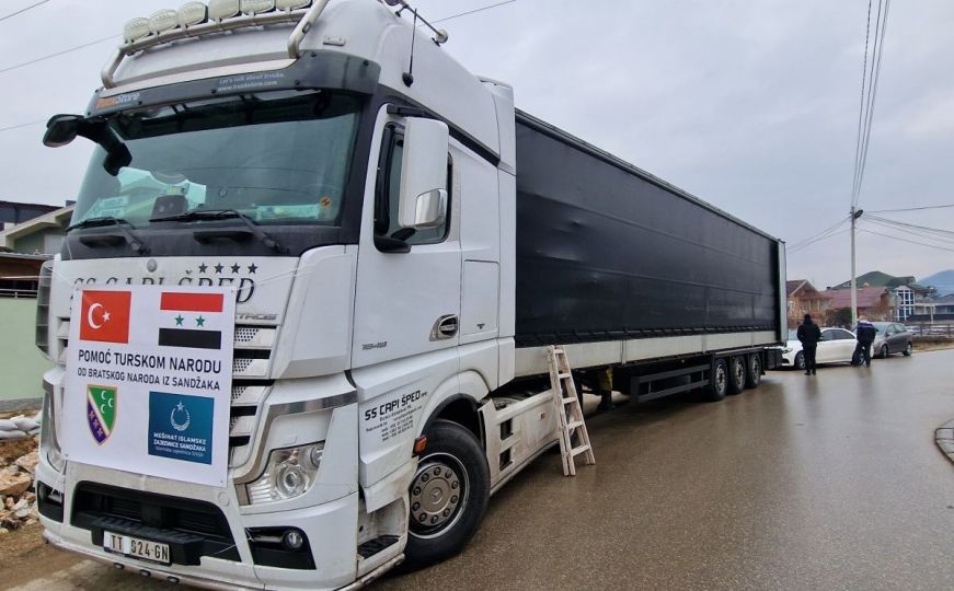 Islamska zajednica Srbije prikupila četiri kamiona pomoći za Tursku: Neka nikoga ovo ne zadesi