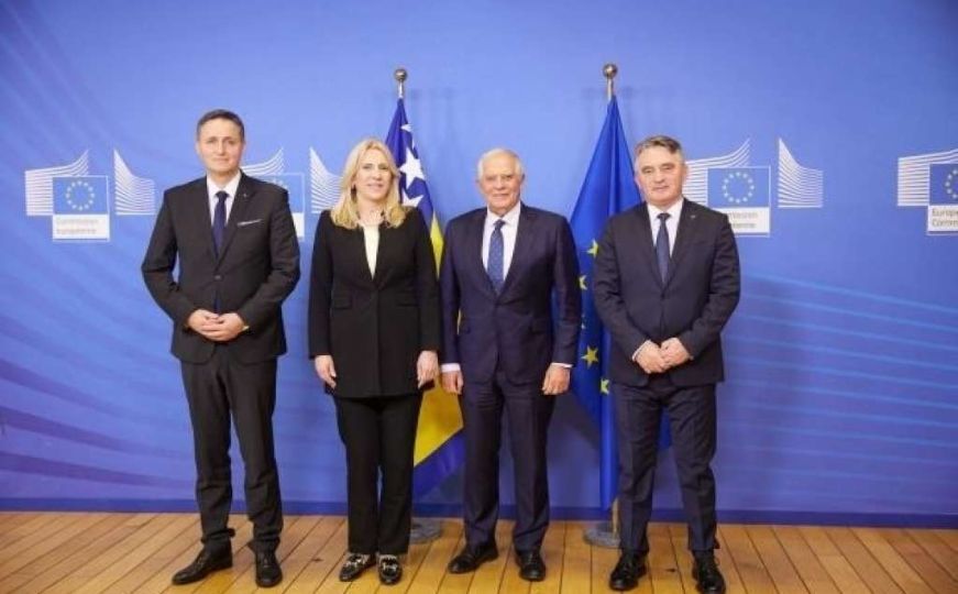 Borrell sa članovima Predsjedništva BiH: Unaprijediti reforme i prekinuti sa neodgovornom retorikom