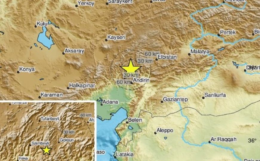 Tlo ne miruje: Novi zemljotres pogodio regiju Kahramanmaras
