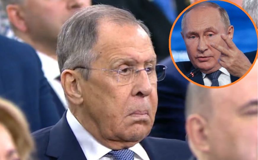 Svi su oduševljeni Putinovim govorom u sali osim Sergeja Lavrova. Uhvatila ga je kamera...