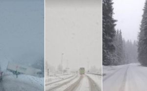 Jesu li ponovo zakazale zimske službe: Snijeg na kolovozu na većini putnih pravaca