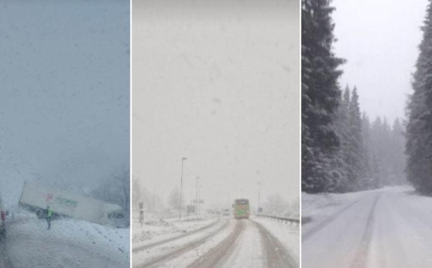 Jesu li ponovo zakazale zimske službe: Snijeg na kolovozu na većini putnih pravaca