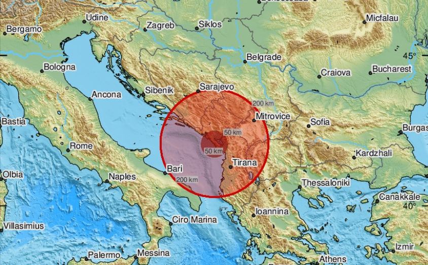 Zemljotres u Crnoj Gori, osjetio se i u BiH: 'U Podgorici se samo čula tutnjava'