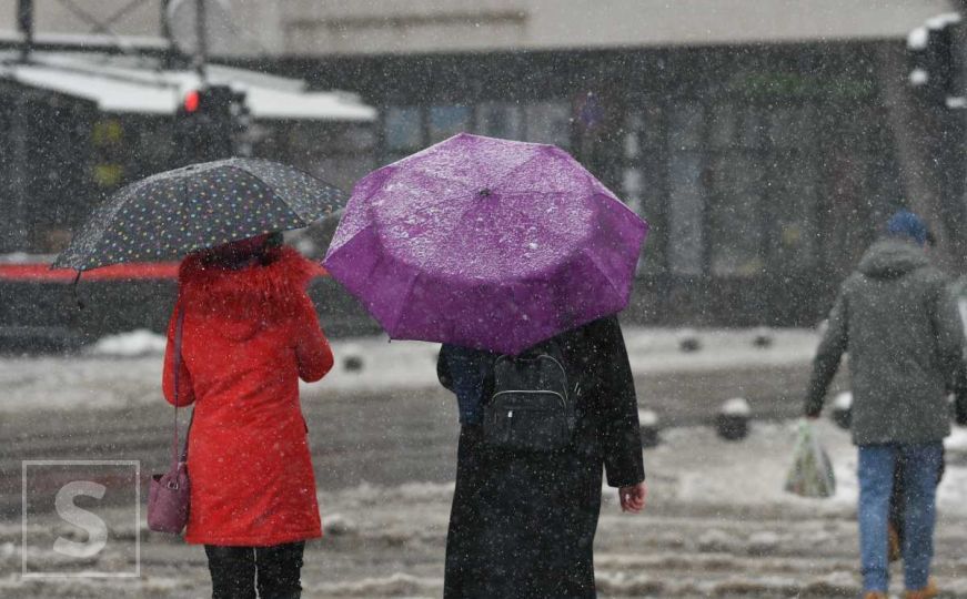 Danas snijeg i kiša, najhladnije na Bjelašnici: Meteorolozi objavili prognozu do nedjelje