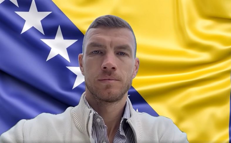 Edin Džeko videozapisom čestitao Dan nezavisnosti: "Dragi Bosanci i Hercegovci..."